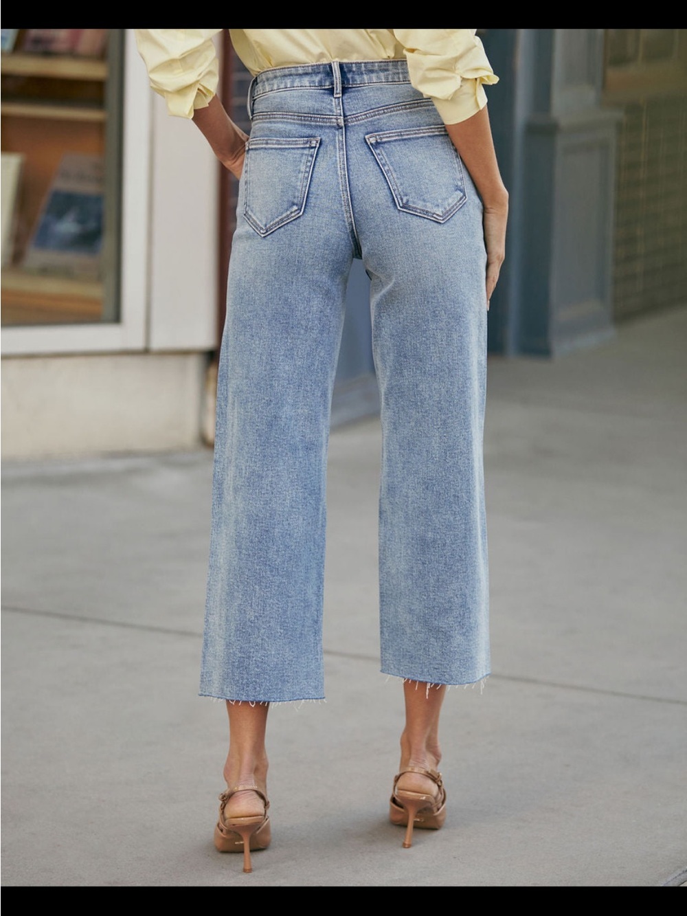 Hidden - Nori - High Rise - Crop - Wide Leg - Picture 5 of 12